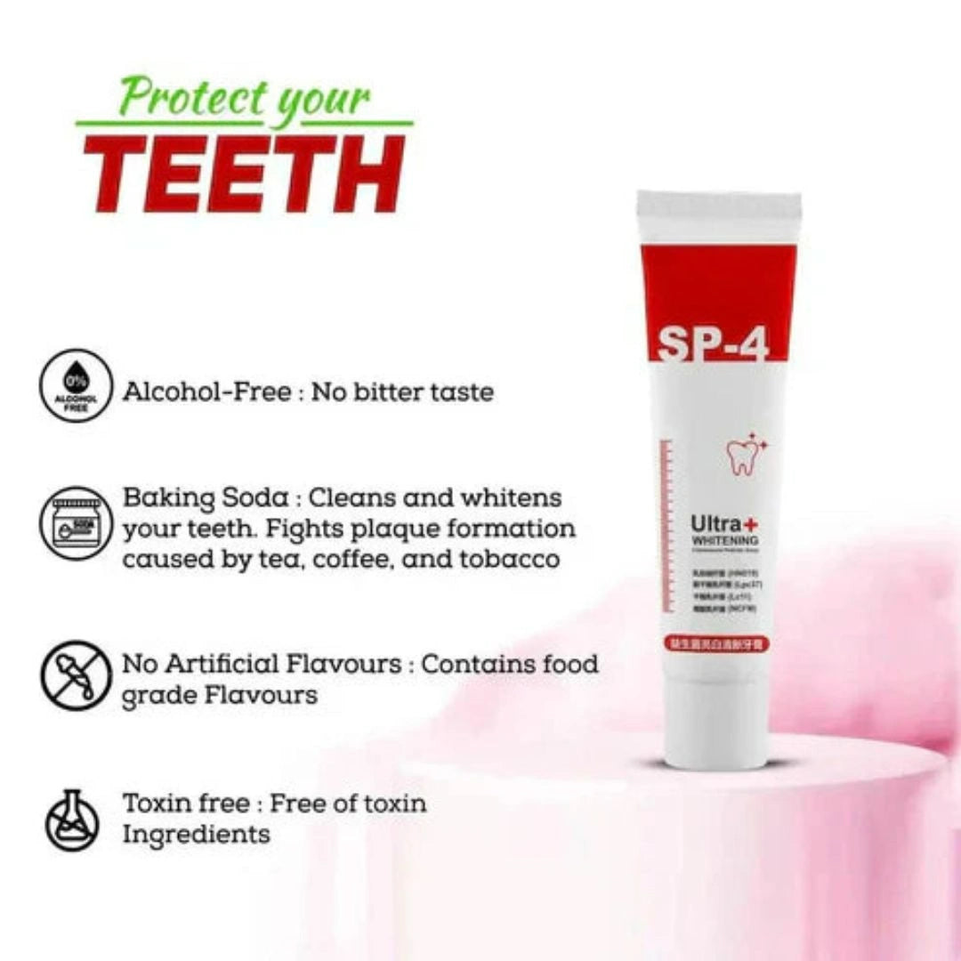 SmileBright™ Probiotic Ultra Whitening Toothpaste (Pack of 2)