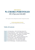 Build a ₹1 Crore Portfolio on a ₹30,000 Salary